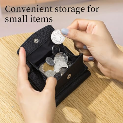 Houtangduty Mini Wallet, Houtndguter Rfid Wallet, 2025 New Leather RFID Blocking Card Holder Organizer Pocket for Woman (Style 1)4