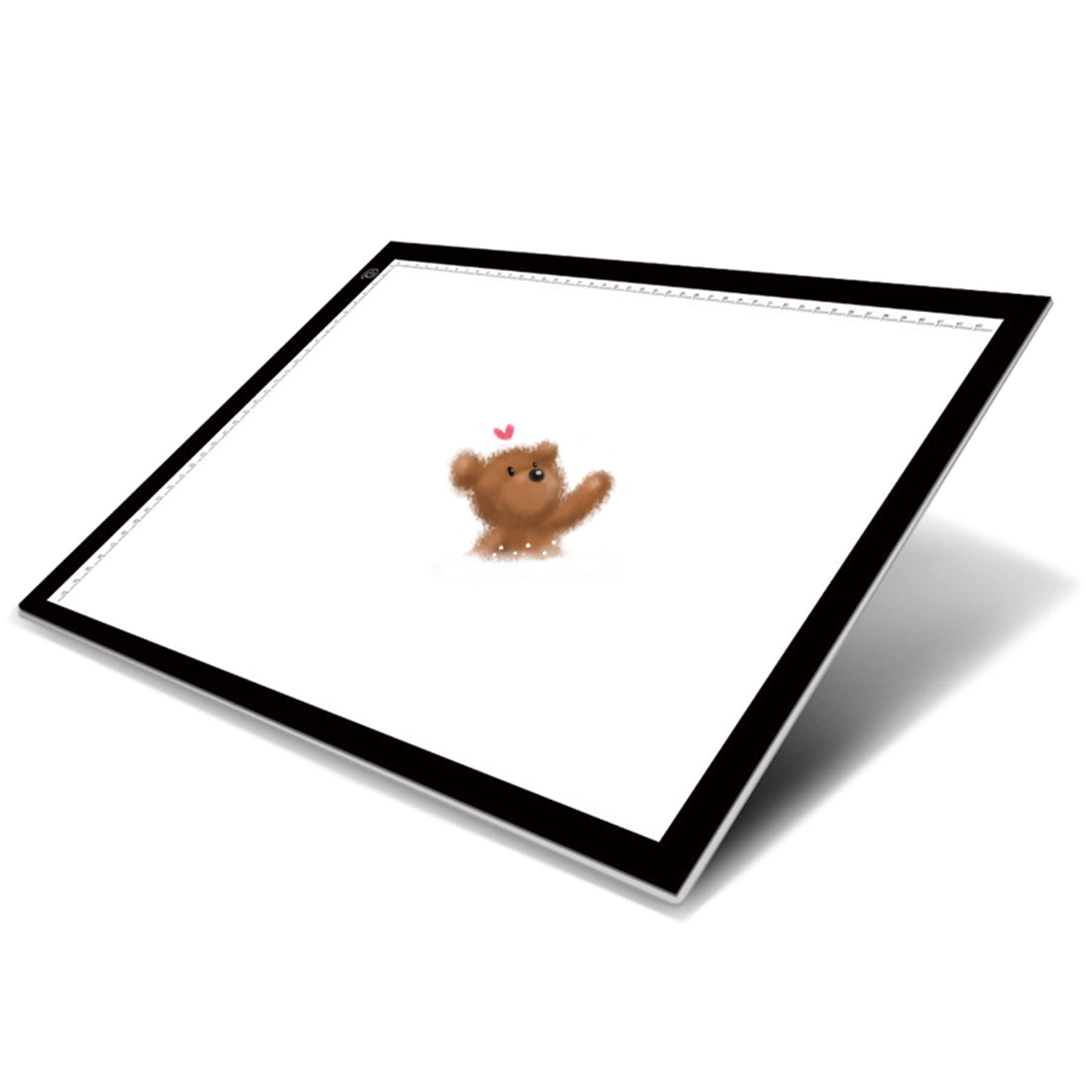 Tavoletta Luminosa, Light Box LED Light Pad di Disegno, Tavola Luminosa Led, con Luminosità Regolabile, per Animazione, Schizzi, Progettazione, Disegno, 47 * 34,5 * 0,5 cm (A3 con scala)