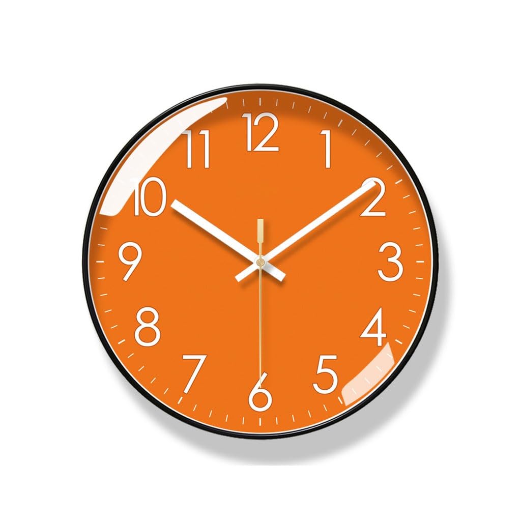 Orologio da parete Orologio da parete Orologio da soggiorno Orologio da parete semplice Orologio da casa Orologio da parete Orologio al quarzo silenzioso con secondi di scansione Reloj De Pared(A)