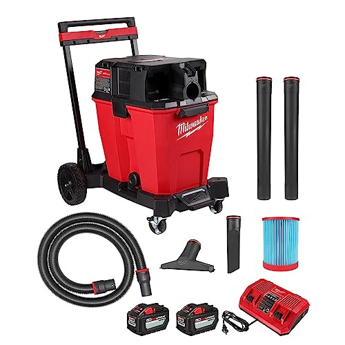 Milwaukee M18 Fuel 12 gal Cordless Wet/Dry Vacuum Kit (Battery & Charger) 4.25 HP -  0930-22HD