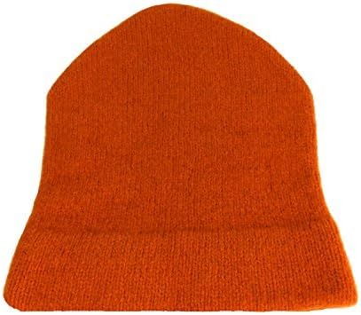 DachsteinBlaze Orange Hunter 100% Austrian Boiled Wool Watch Cap Safety Hat