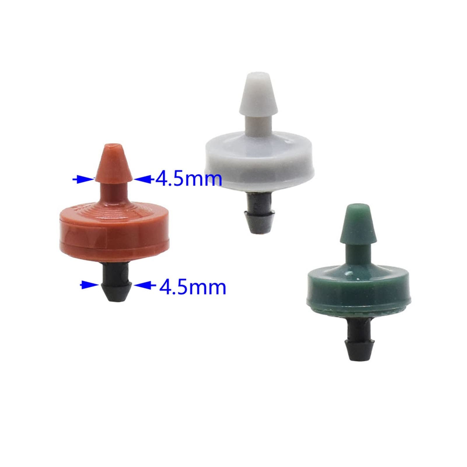 Serra Micro irrigazione a Goccia 500-200 Pezzi 2L 4L 8L. Compensazione della Pressione Dripper Automatic Drip Regolatore di irrigazione Giardino Annaffiatura Trasmettitore di Flusso costante