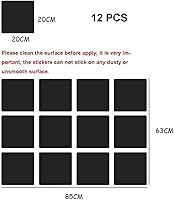 Vista 2 de Pegatinas de pared con espejo cuadrado, 12 unidades, autoadhesivas, extraíbles, 3D, de acrílico, espejo, de plástico, para decoración del hogar