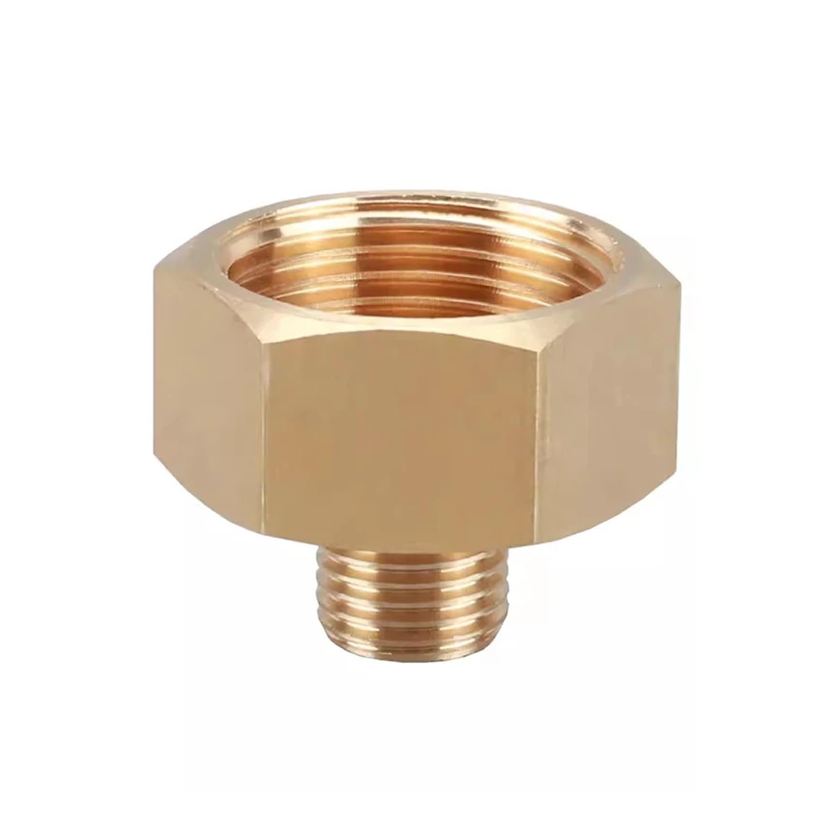 Adaptador de latón BSP M14 a 1/2 para conexiones de tuberías de gas