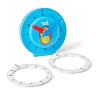 Vista 7 de Hand2Mind Advanced NumberLine para niños: manipuladores matemáticos, reloj analógico para tiempo de aprendizaje (paquete de 1)
