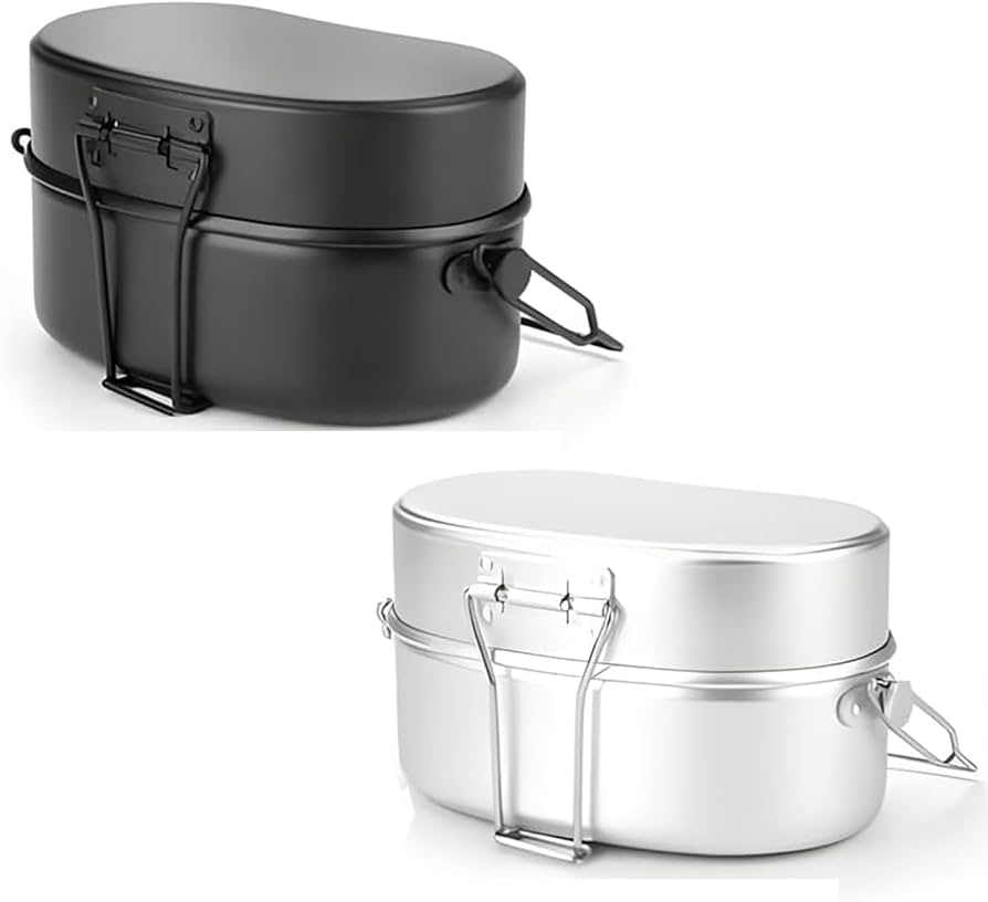 Amazon.co.jp: 戦闘飯盒2型 2合 飯盒 キャンプ アウトドア