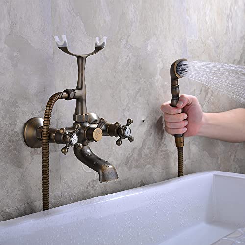 Robinet de douche à main téléphone mitigeur baignoire mural
