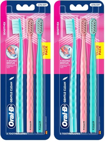 Oral-B Sensitive X Deep Clean Toothbrush, 6 Pack