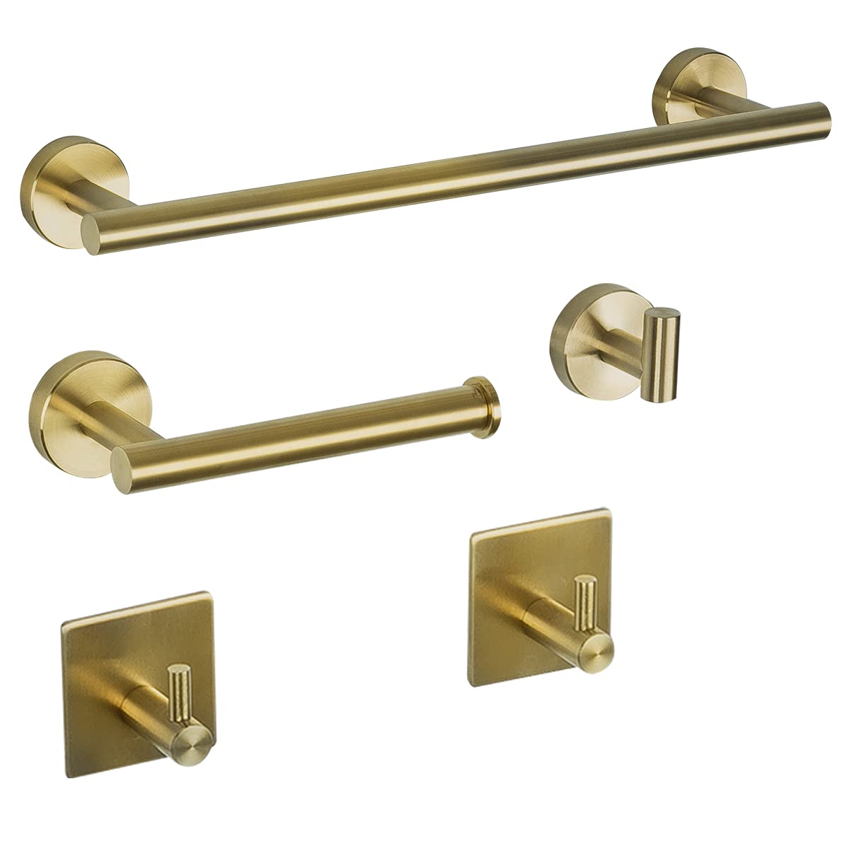 Buy GAPPO 5 Piece Bathroom Hardware Accessories Set Brushed Gold SUS