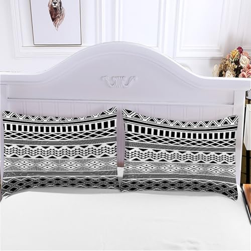 Housse de Couette 220x240 2 Personnes Parure de Lit Boho - 4