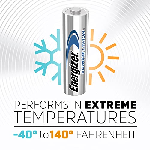 Energizer Ultimate Lithium AA Batteries (4 Pack), 1.5V Lithium Double A Batteries - image 6