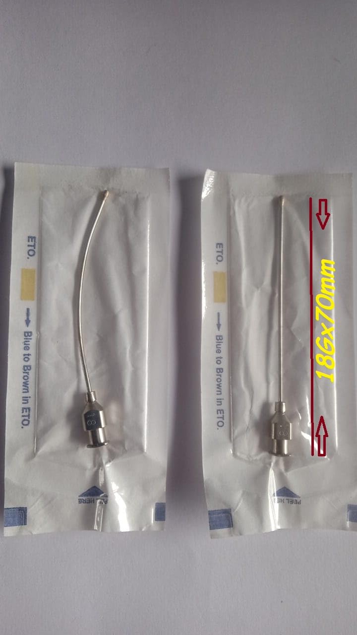 Mouse Rat Oral Gavage Steel Needle Size:18Gx70mm-Good for Albino Rat Mouse *Birds’ Park*-image-33
