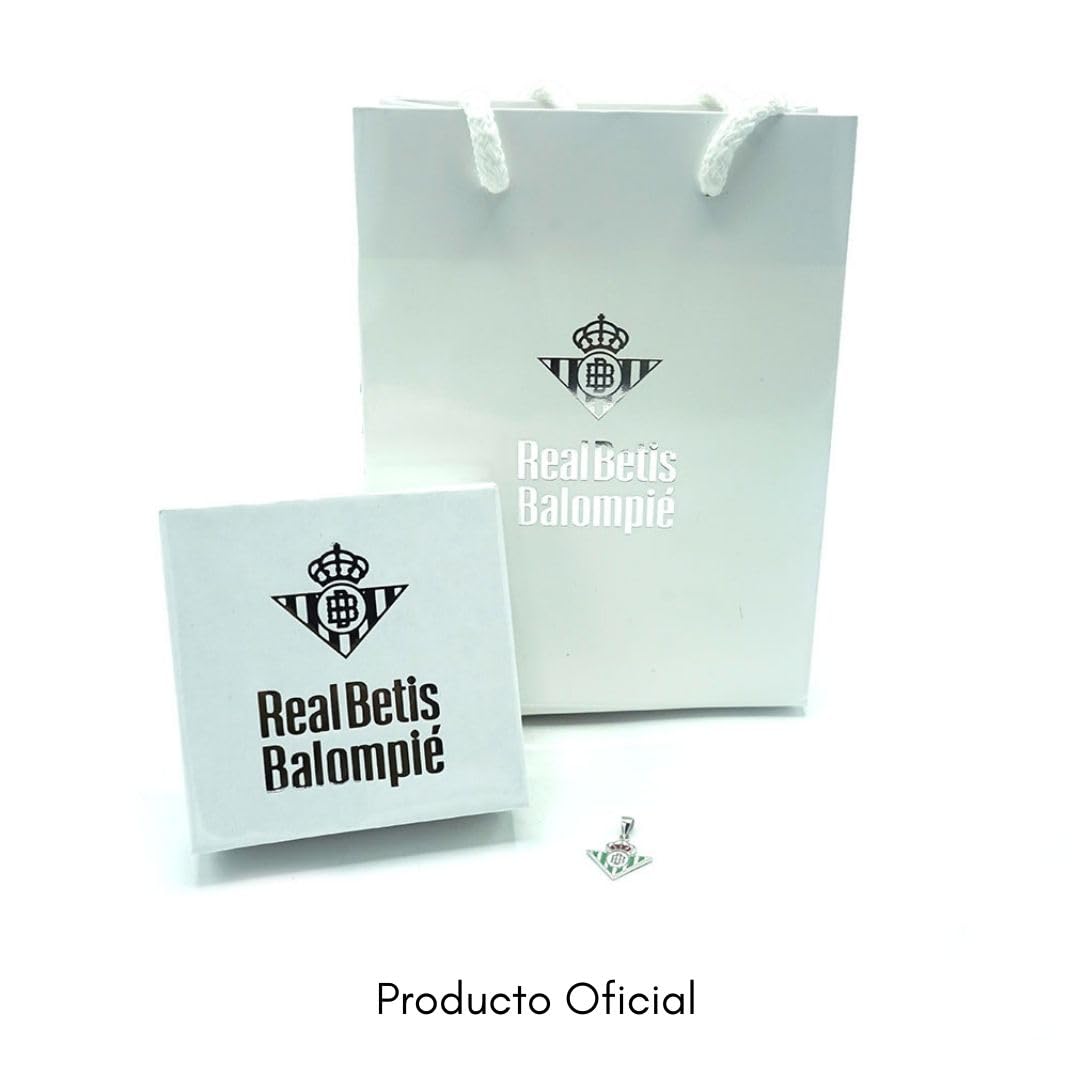 Colgante Oficial plata escudo Real Betis esmaltado