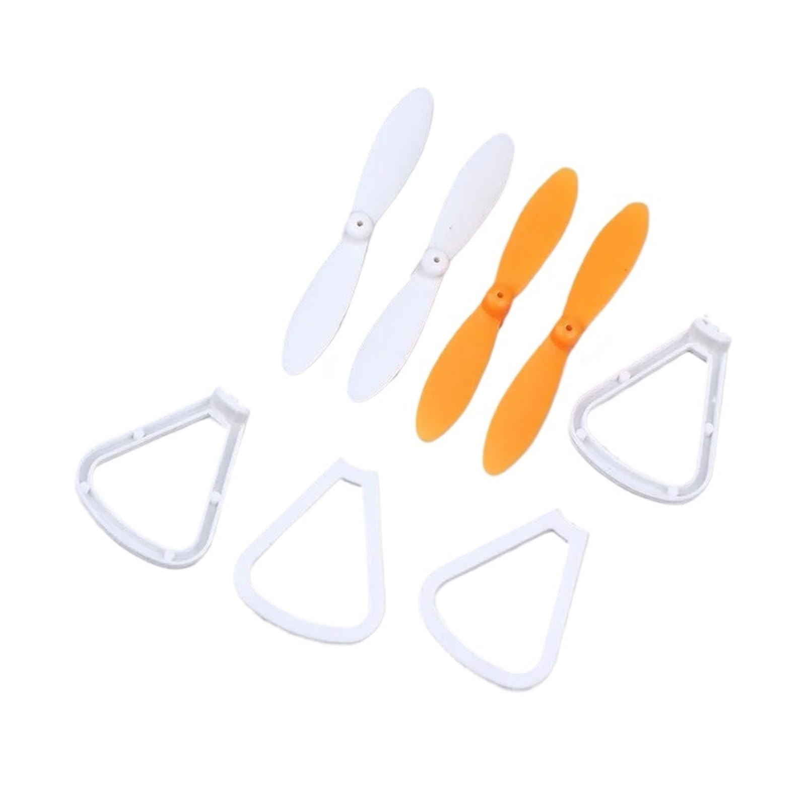 4/8 Uds Accesorios Hélices Protectores Anillos Protectores R/C Piezas De Repuesto Micro Avión Quadcopter For H702 RC Drone Juguete De Control Remoto(1Set)