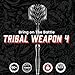 Shot! Darts Tribal Weapon 4 Steel Tip Dart Set | 90% Tungsten Barrels | Center Balanced with Precision Grips | Handcrafted Professional Darts with Flights | Metal Tips | Made in New Zealand