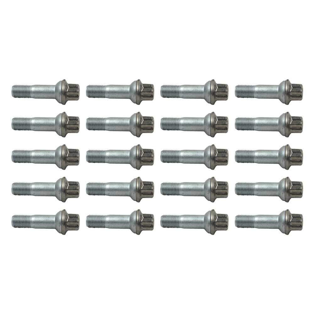 Bisenya 20x Bulloni delle Ruote M14x1.5 Sostituzione per Classe GL GLE S M R W221 W166 C216 X166 ML400 500 S420 CL500 0009902207 0009907607
