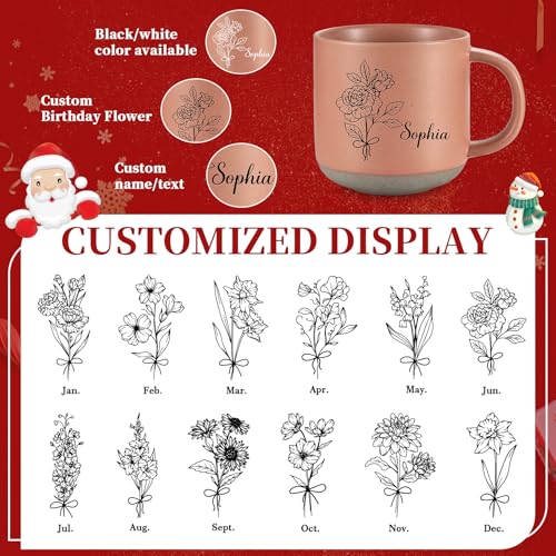 Personalized-Ceramic-Coffee-Mug-for-Women-Custom-Birth-Flower-Mug-with-Name-Text-for-Grandma-Wife-Mom-Sister-Gifts-for-Grandparents-Day-Christmas-Birthday-Mother-Day