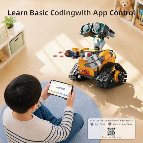 5-in-1 STEM Coding Robot Building Kit, Ages 8-16 - Image 4