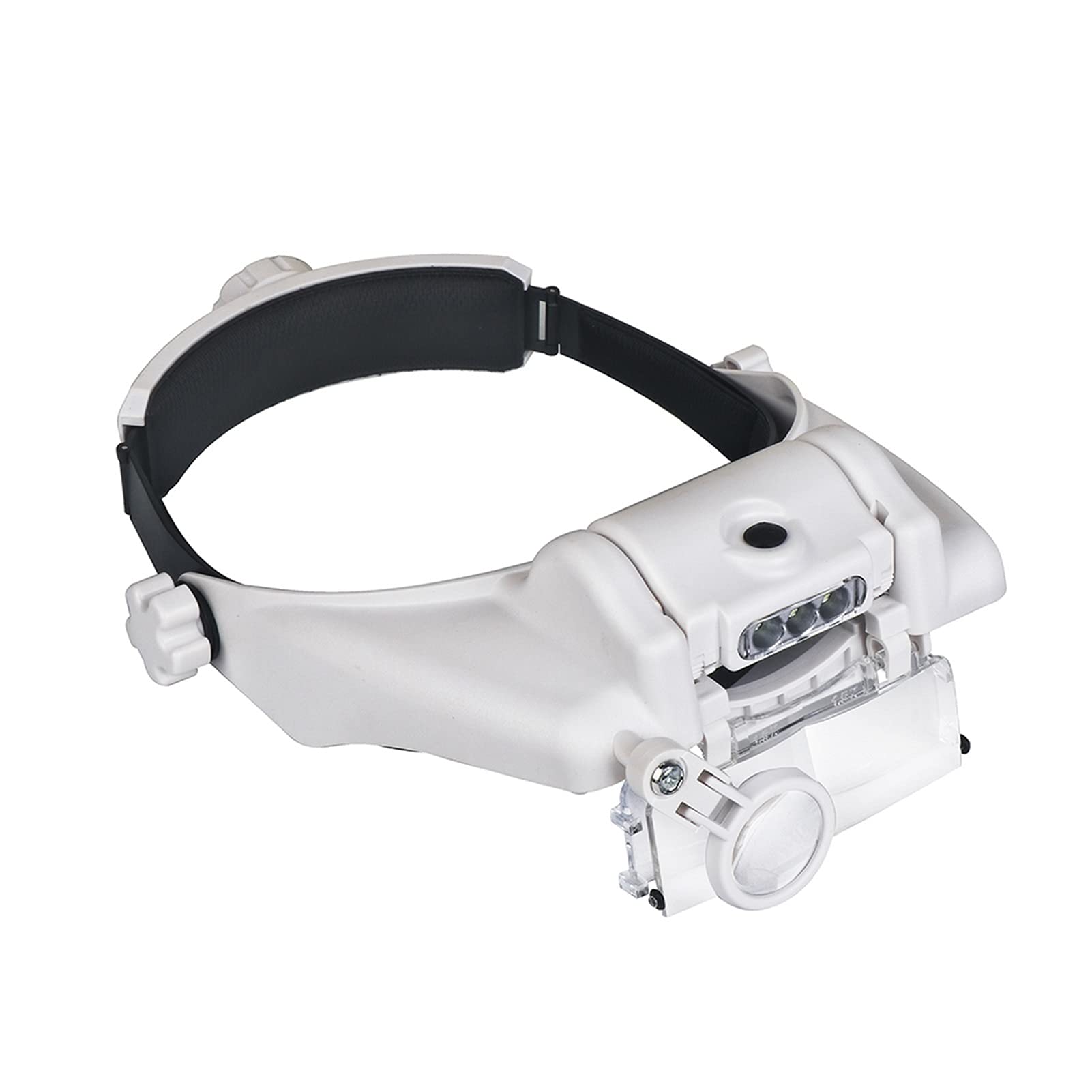 asdchZen Headband Magnifier,Head Magnifier Glasses Glasses Loupe Watchmaker Repair Tool Glasses Magnifier Headband Magnifying Glass 1.5X 2X 2.5X 3X 3.5X 8