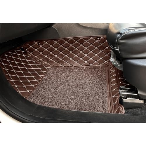 Image of Premium 7D Car Floor Mat for Tata Harrier EV | Coffee Coffee