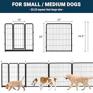   Dog-Playpen-Puppy-Playpen-Indoor-for-Yard-Camping-32-Height-Heavy-Duty-Dog-Pen-for-PuppiesSmall-Dogs-8-Panels