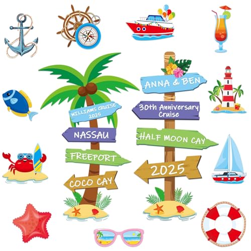 22 imanes decorativos personalizados de crucero para puertas