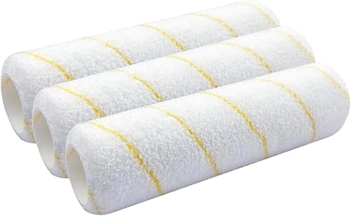 Miniatura 14 de Rodillo de pintura de espuma, paquete de 10, rodillo de espuma de alta densidad de 4 pulgadas, mini cubiertas de rodillo de pintura para una