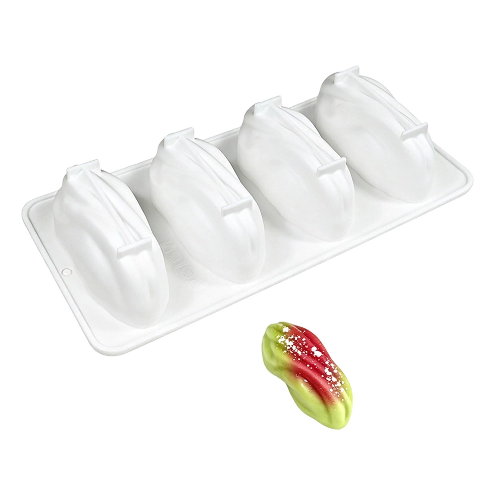 NMFLAB Multiple Cavity Silicone Mousses Cake Molds for Miniature Dessert with Peanut Chocolate Design Easy to Clean and Sturdy Creative Baking Equipment