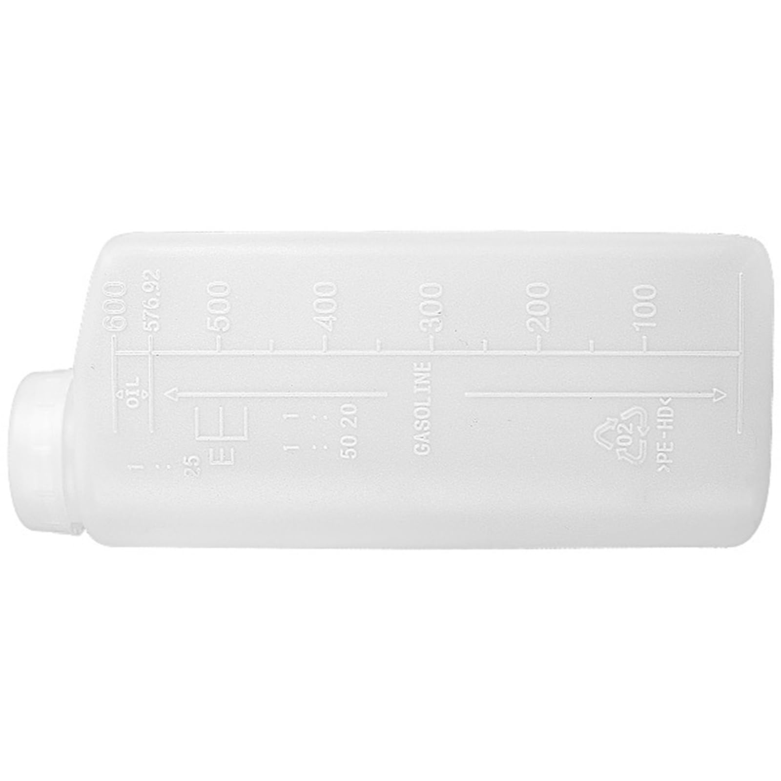 Msioytog Multipurpose Oil Mixing Bottle Lightweight High Visibility Ratio Marking for Motorcycles Dirt Bikes Motorcycle Oil Mixing Tanks with Handle