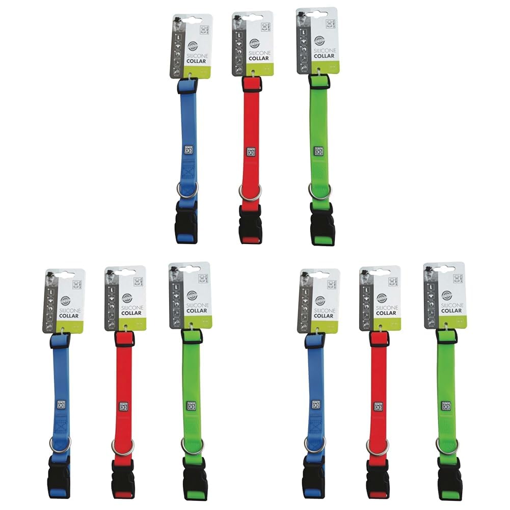 M-PETS SILICONE KÖPEKLER İÇİN BOYUN TASMASI (L) (3 paketi)