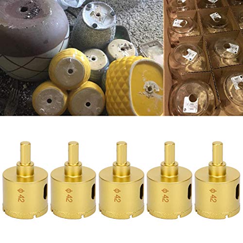 Kit 5 brocas de sierra de 42 mm para mármol y vidrio miniatura 5