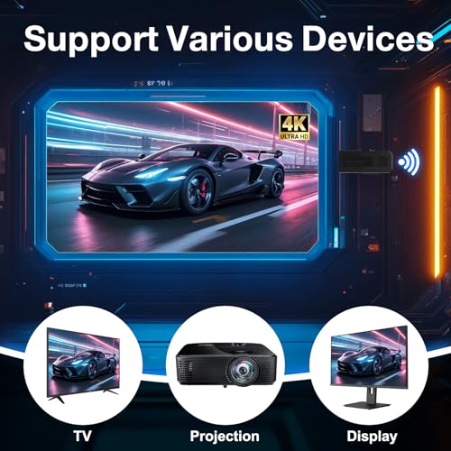 HHU Wireless Retro Game Console Stick, Plug and Play Video Controller, Pre-installed with Over 42,000 Games, 49 Emulators, 256GB Built-in Memory Card, 4K HDMI HD Output, 2 Wireless Game Controllers - Image 4