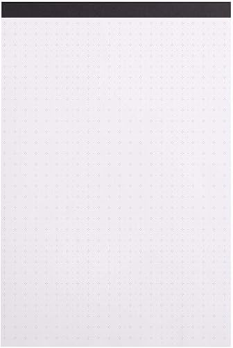 Miniatura 3 de RHODIA Touch 116113C - Bloque negro Maya Pad A4+ New Ruler Cross - 50 hojas - Clairefontaine Maya papel negro 4.23 ozm - para caligrafía y dibujo