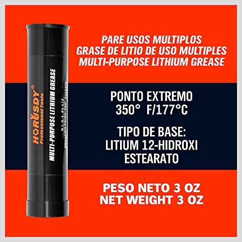 Horusdy Mini Pistol Grip Grease Gun, With 3 Oz. Grease & Coupler (2900 Psi) #TOP6