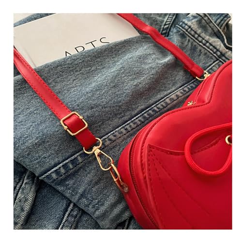 Halloween Purses for Women Bat Wing Heart Shoulder Purse Lace Up Gothic Crossbody Bag Kawaii Novelty Shoulder Handbag4