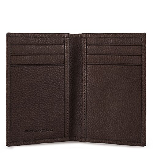 Preisvergleich Produktbild Piquadro PP4186P15S, Unisex-Erwachsene Kreditkartenhalter, Marrone (Testa Di Moro) (Braun) - PP4186P15S
