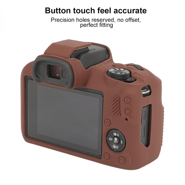 Étui Protection Silicone Canon EOS R100 - Coque Caoutchouc Anti-Chocs Noir