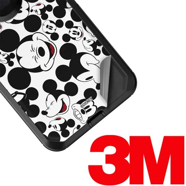 Skinit Decal Phone Skin Compatible with OtterBox Defender iPhone 7 Plus - Officially Licensed Disney Mickey Mouse Face Pattern Design