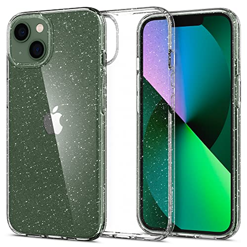 Spigen Custodia Liquid Crystal Glitter Compatibile con iPhone 13 - Crystal Quartz