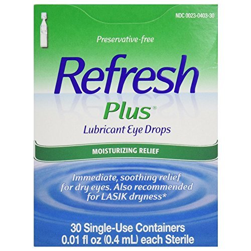 Allergan Refresh Plus Eye Drops for Mild to Moderate Dry Eyes