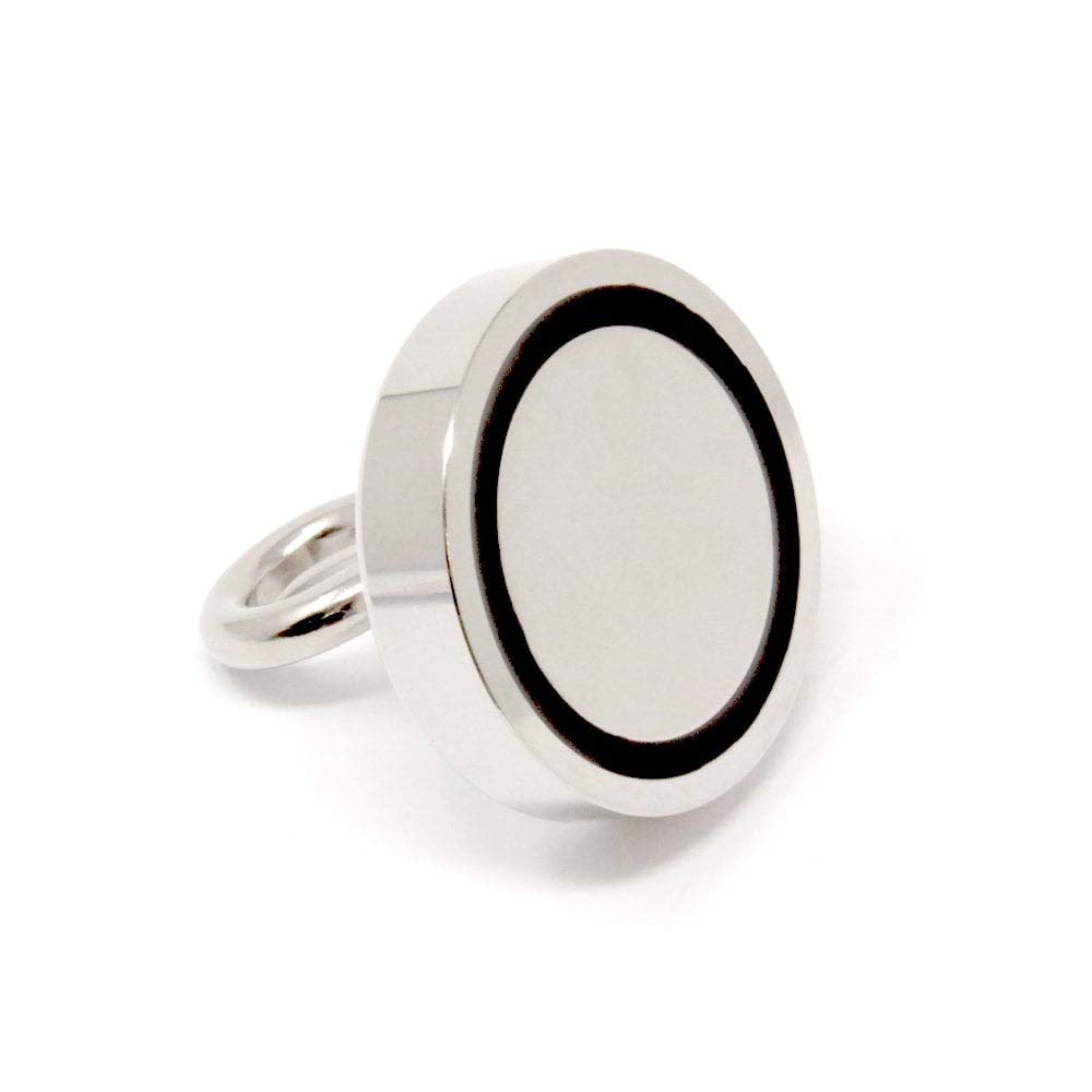 Magnete Di Serraggio Tornante Della Macchina Per Neodimio Con Eyebolt M8 Per La Tenuta, Appendersi E Visualizzare Oggetti - 60Mm Dia - 127,9kg Di Estrazione Di 10