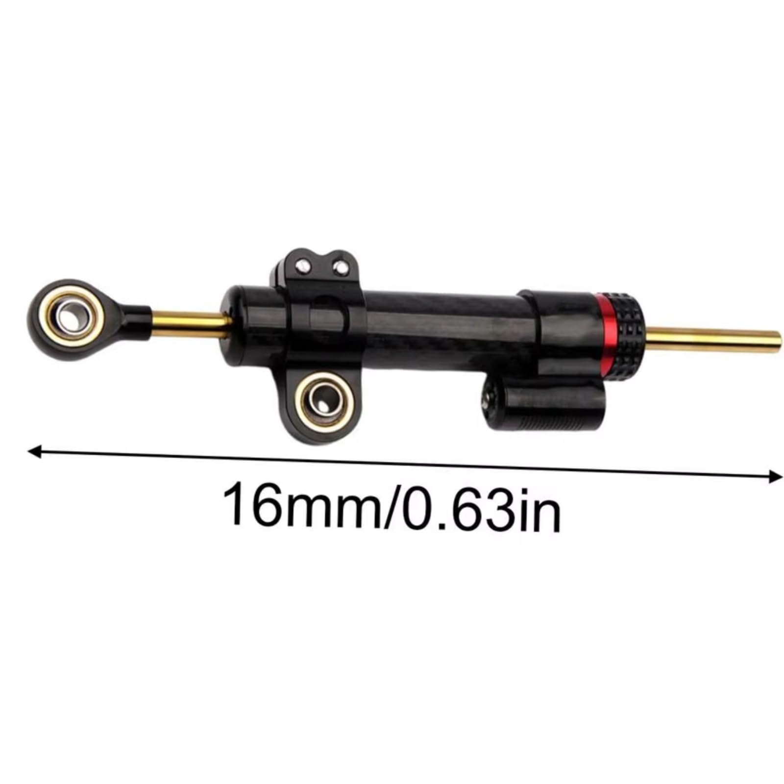 Amortiguador dirección Montaje De Amortiguador De Dirección Motocicleta Piezas Lineales Estabilizador Manillar Accesorio De Amortiguador Lineal Universal Ajustable