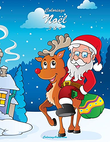Coloriage Noël 3 & 4 (French Edition)