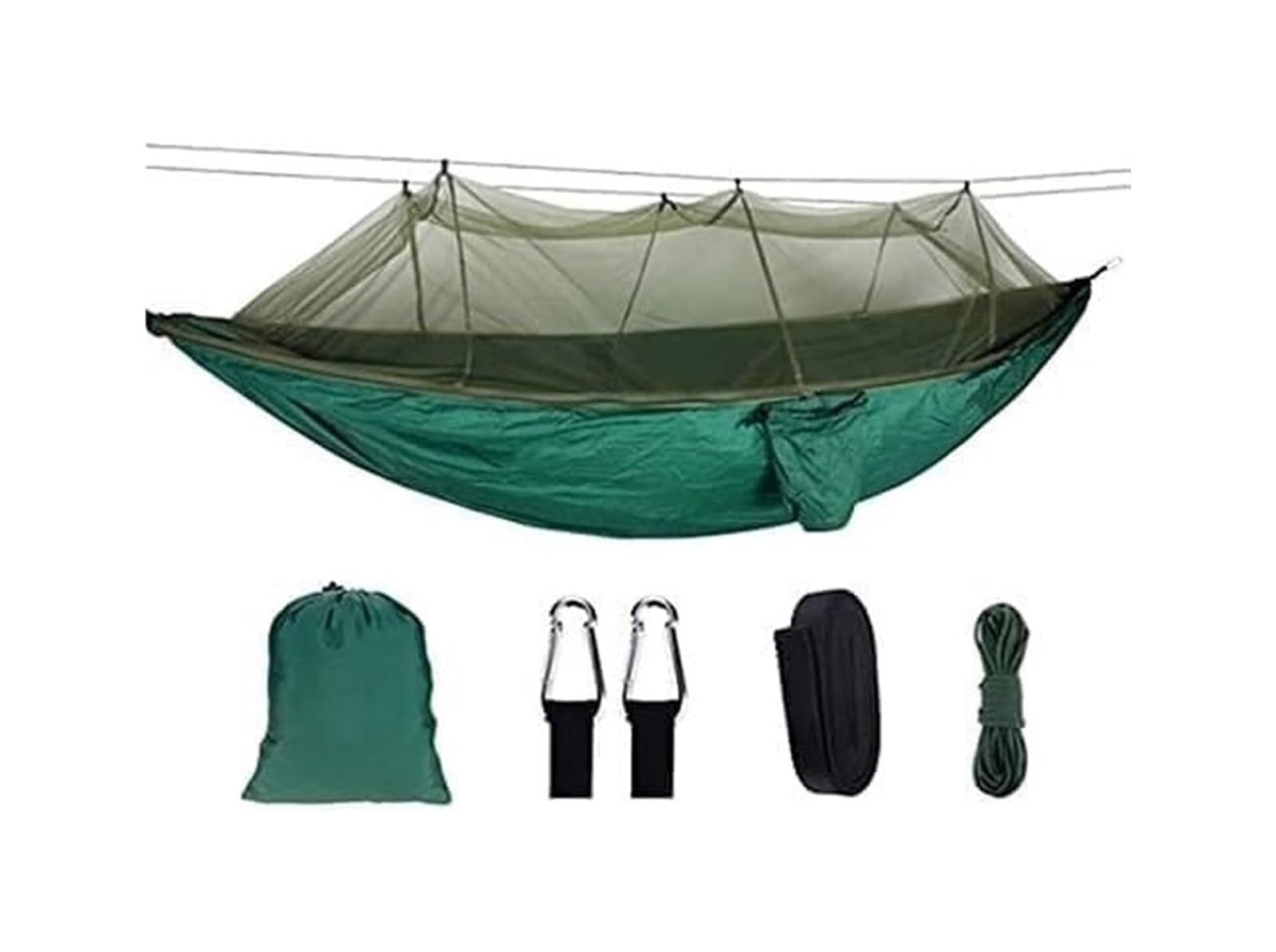 Przenośny hamak z moskitierą 260x140 cm Outdoor Camping Travel(I)