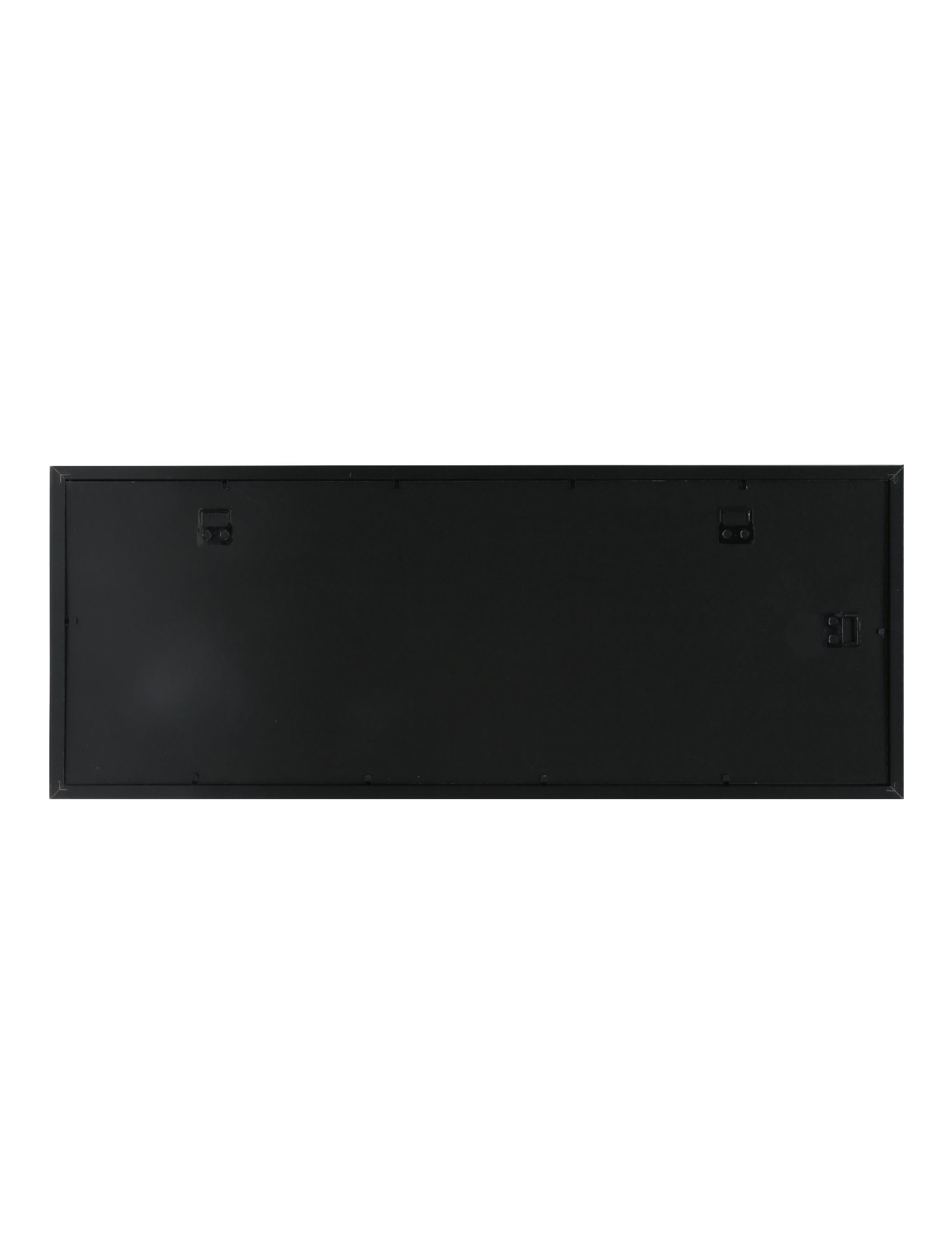 Deknudt Frames - Cadre photo avec double passe-partout - Noir - Pour 4 photos de 10 x 15 cm - En bois MDF - Collage - multivue - Pour accrocher ou poser - S65KK2 P4 10x15cm