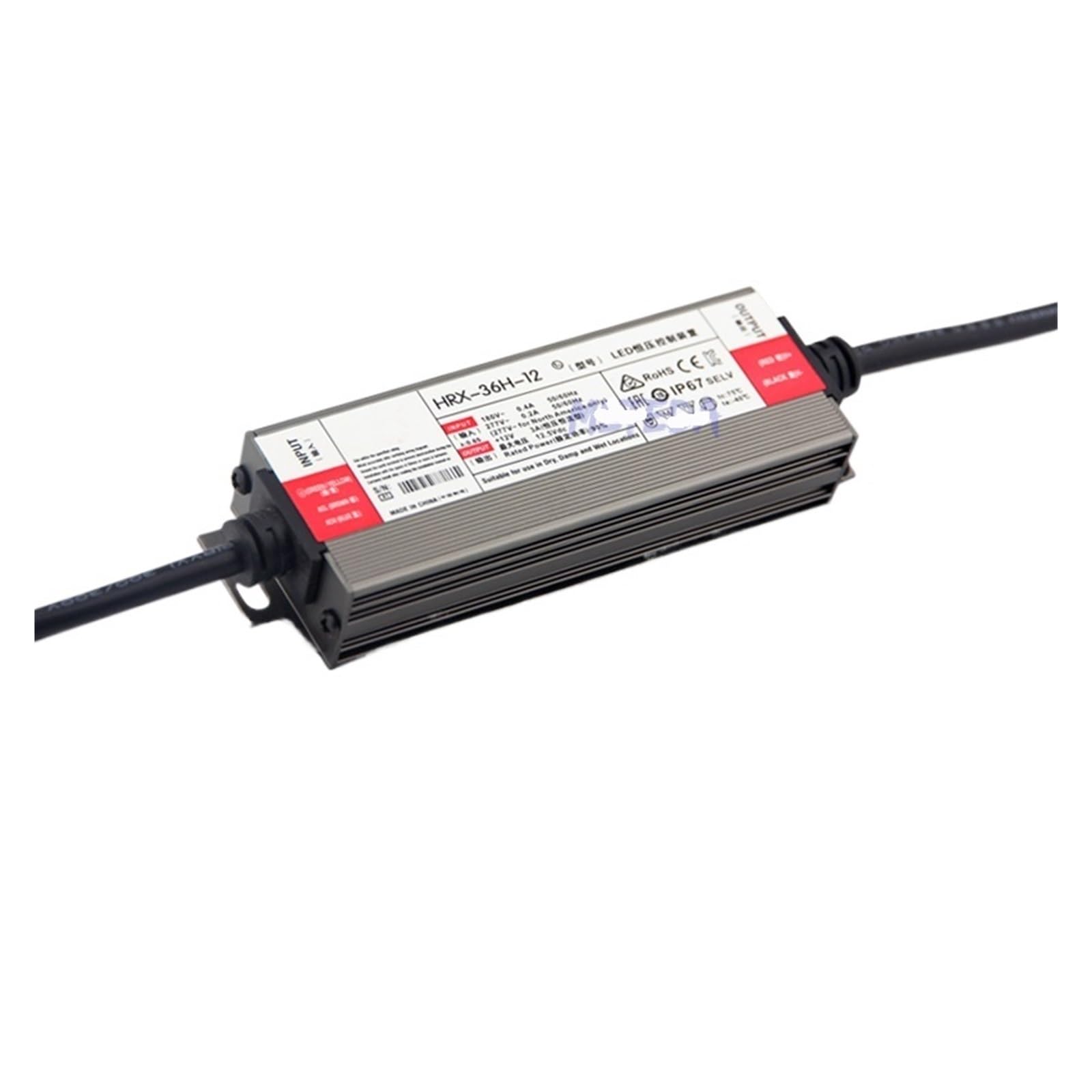 Transformador LED 12V 36W impermeable IP67 de CA a CC para tiras de luz 1