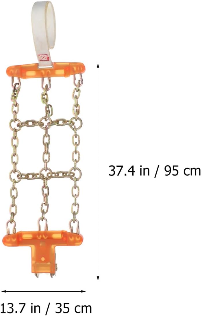 MERRYHAPY Versatile Large Anti-skid Tire Chain for Car and Suv Winter Outdoor Use Heavy-duty Snow Wheel Chain