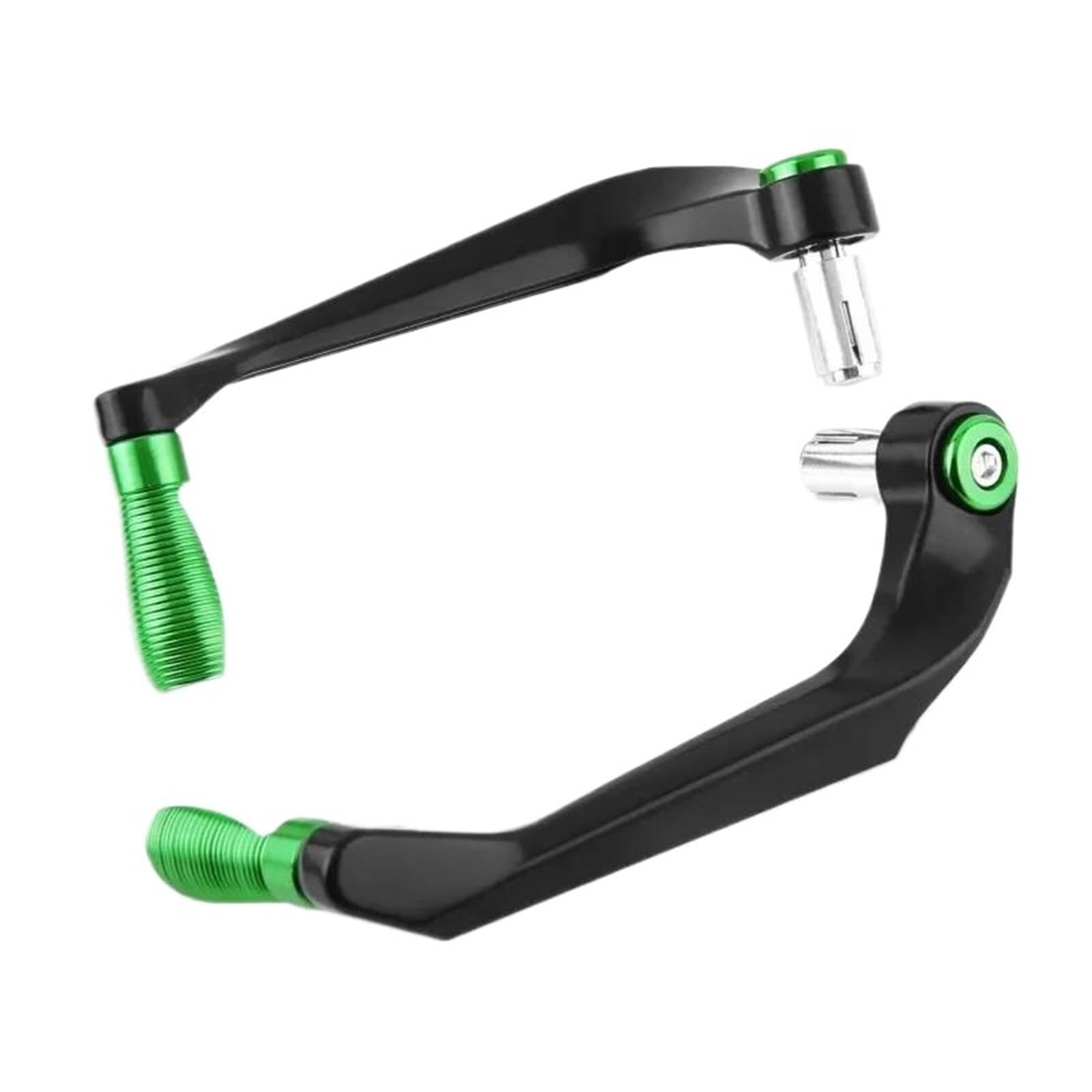 HJTEDHE Motorcycle Handlebar Protector for MT-09 Motorcycle Universal 22mm Handlebar Brake Lever Hand Guard Protector(Green)