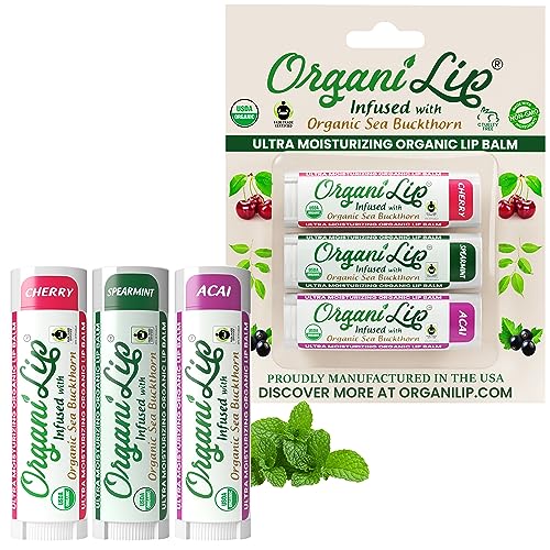 10 Best Organic Certified Products That Make Healthy Living Easy 10 OrganiLip Organic Lip Balm Variety 3 Pack