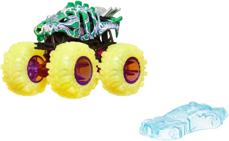 Hot Wheels Monster Trucks 1:64 Scale Demolition Energy Surprise Car Toy Vehicle for Ages 3+